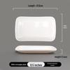 Dí Ruì Ēn A5 Melamine Commercial Serving Plate