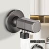 Brass Turn Angle Stop Valves Bathroom High Flows Hot/Cold Water Shut Down Valves Water Flows Control Valves Enduring