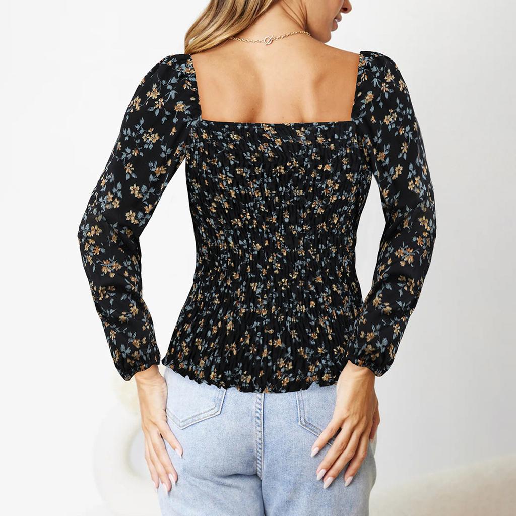 Shirts For Women Tees Blouses Long Sleeve Casual Basic Tops Pullover Spring