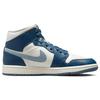 Air Jordan 1 Mid Sky J French Blue Women Sneakers Sail Ozone-Blue BQ6472-414