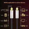 Digital Opticals Sound Cable With 24K Gold Plated Connectors For High Fidelities Sound Transmission To Home Theater Systems