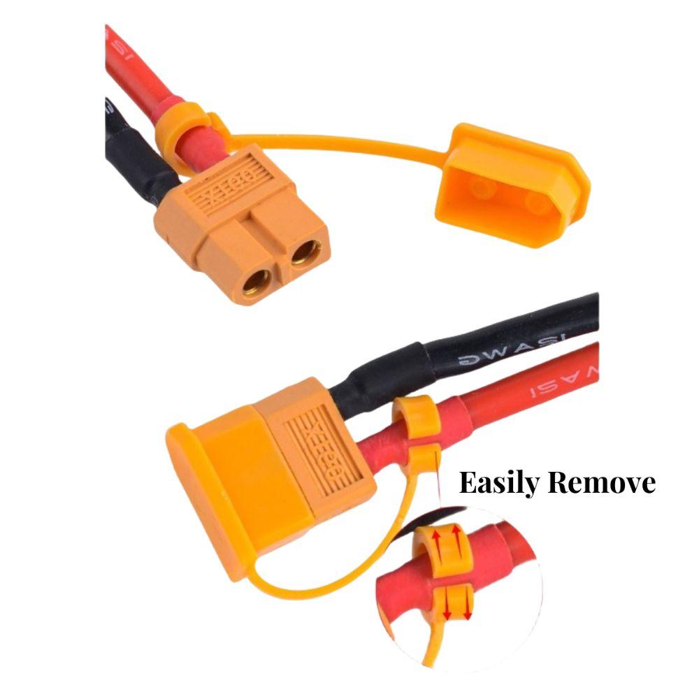 10pcs XT60 Plug Rubber Terminal Case Plastic Insulated Caps  Suitable for RC Lipo Battery