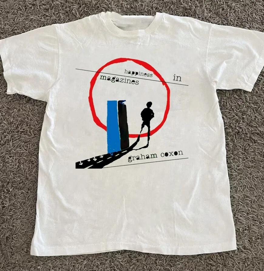 Graham Coxon Happiness In Magazines Unisex T-shirt Cotton UU1083 S