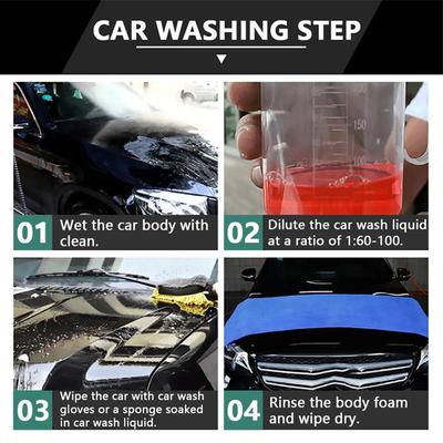Car Washing Soap 100ml Detailing Cleaner Highly Concentrated Deep Cleaning And High Foaming Shampoo For Truck Suv Rv Vehicle