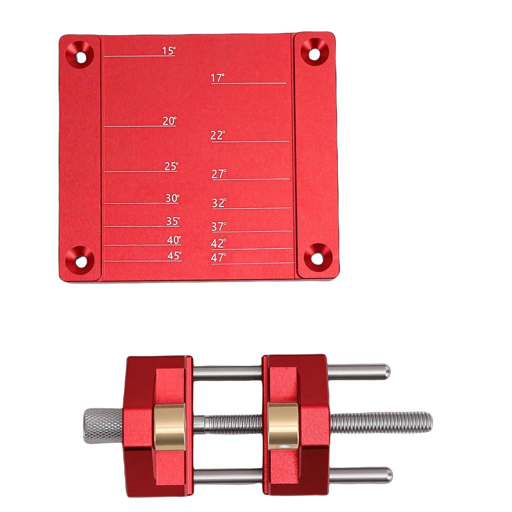 Chisel Sharpening Angle Setter Easy Honing Guide System Adjustable 5 32 to 3 Inch Woodworking Tools Red
