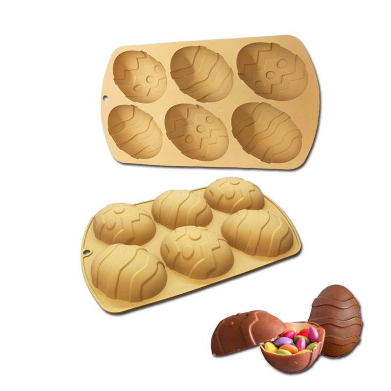 Cute Easter Egg Mould and Egg Silicone Mould Epoxy Resin Crafts Making Supplies DIY Chocolate Shells Mold for Easter
