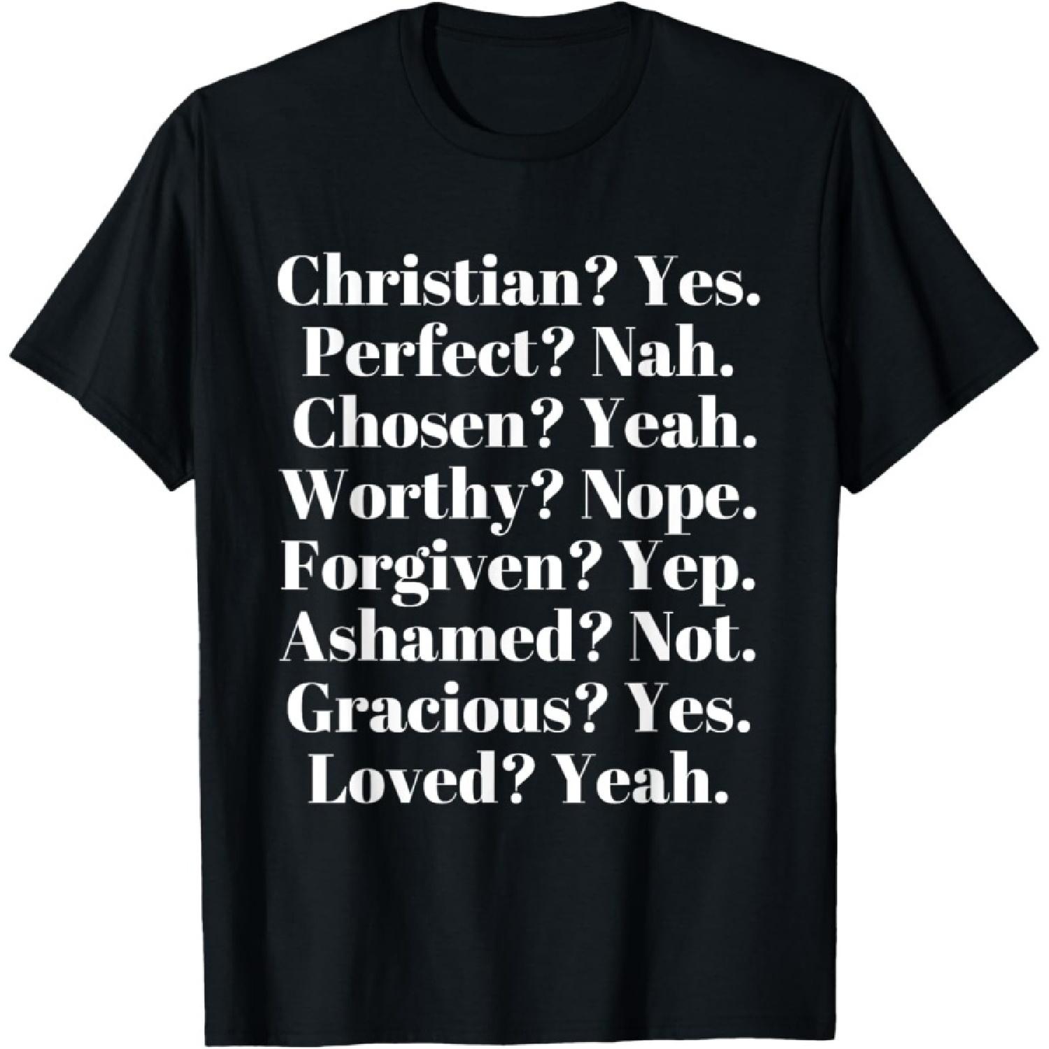 Christian_ Yes. Perfect_ Nah. Loved_ Yeah. Worthy_ Nope(1) S
