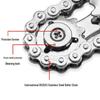 Schwarzes Tech Gear Kette Fidget Kreisel zur Stressreduzierung für Erwachsene