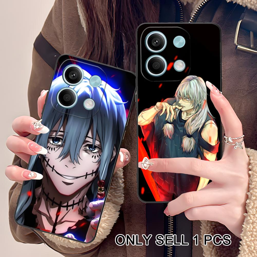 JJK Mahito Phone Case for POCO F8 F7 F6 F5 F4 F3 F2 Pro GT C75 C71 C65 C61 C40 Pro Ultra Soft TPU Shockproof Cover