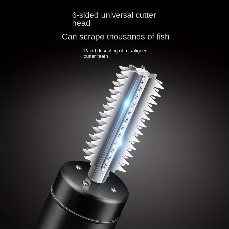 1Pc Portable Electric Scraper, Fish Scale Remover, Efficient and Safe Scraper, Fish Scale Cleaner, Rechargeable Fish Scale Knife, Kitchen Supplies