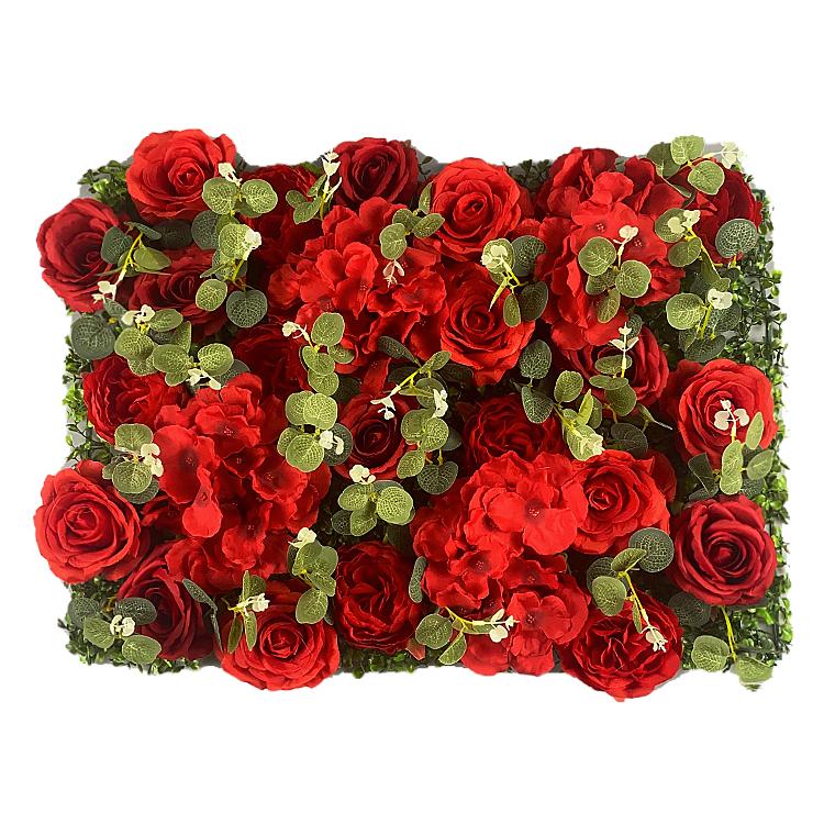 background wall Simulated flower rose embroidered ball birthday party wedding door decoration fake flower pendant wall decor