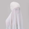 Muslim Women Bonnet + Chiffon Shawl Instant Under scarf Cap Islam Inner Scarf Headband Stretch Hijab Cover Headwrap Turbante