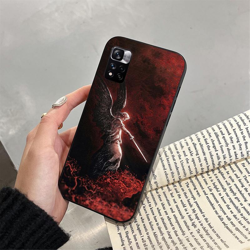 Phone Case For Xiaomi Poco C71 15T 14T Pro Redmi Note 15 14 14 13 Pro Redmi A5 15C 13C Fallen Angel