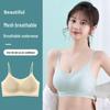 Women's Seamless Wireless Bralette: Summer Vest Style with Chest Pads for Small Busts