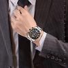 Top Luxury With Box MINI FOCUS Brand Men's Watch Luminous Waterproof Men's Quartz Watch 0218G