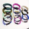 1pc Seven-core Umbrella Rope Bracelet, Creative Color Braided, Plastic Mosaic Material, Weave Main Material, Simple Style