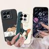 Für Infinix Note 40 5G X6852 Handyhülle Silikon Weiche Rückabdeckung Für Infinix Note40 X6851 Bumper Drachen Katze Blume Schmetterling Tasche