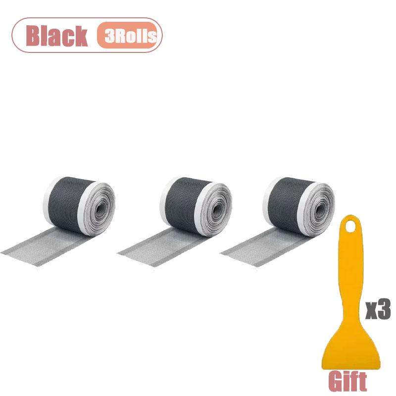 1-20Rolls Self Adhesive Screen Repair Tape Mosquito Net Patch for Window Hole Tear Leak Fixing Sticker DIY Mesh Repair Tool