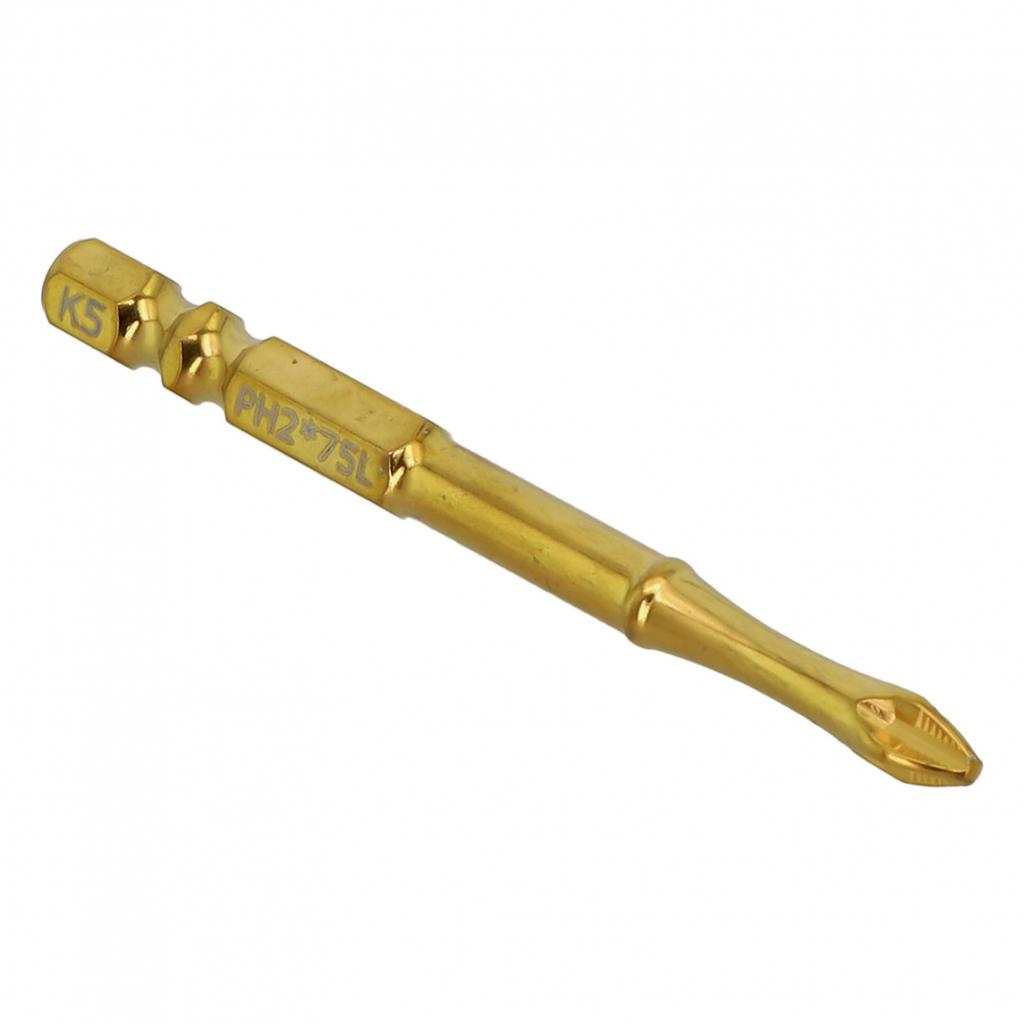 High Hardness K5 PH2 Magnetic Batch Head Cross Screwdriver Bit Anti Breakage
