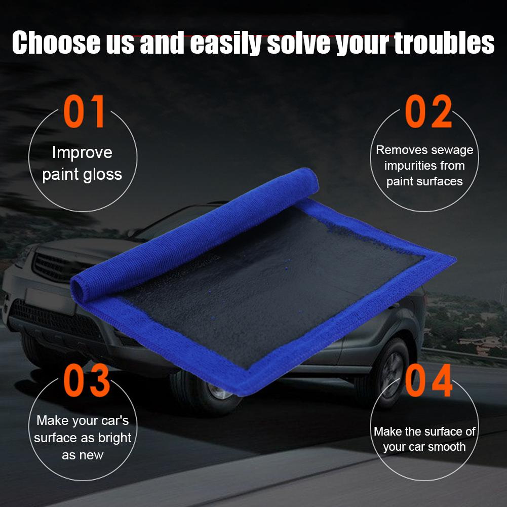 Car Cleaning Cloth Efficient Car Clay Towel Scratch Free And Safe For Vehicle Polishing Detailing And Removing Paint Contaminant