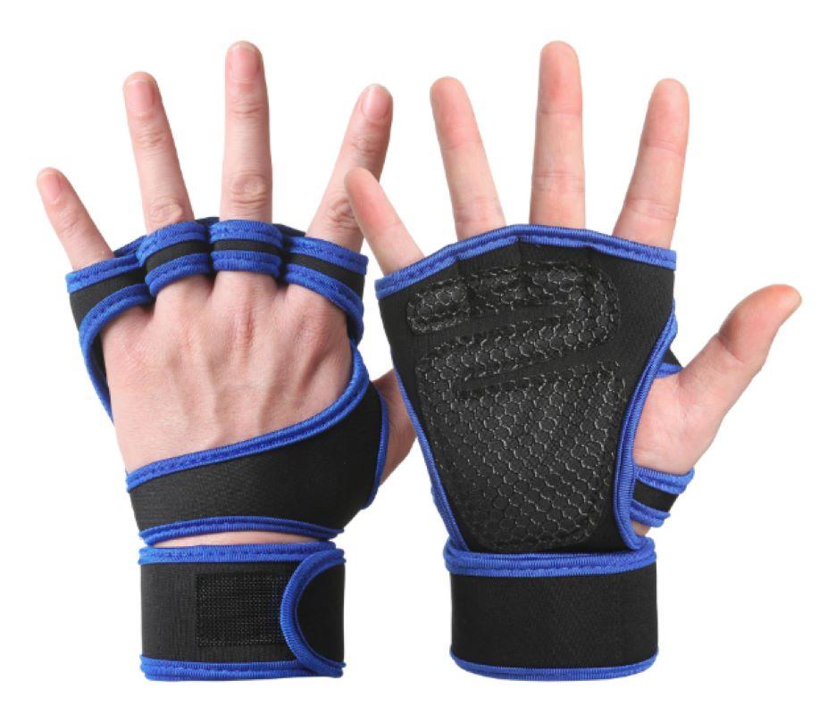 Weightlifting Non-slip Training Gloves Gym Palm Support Gloves Equipment Fitness Gloves for Men&Women