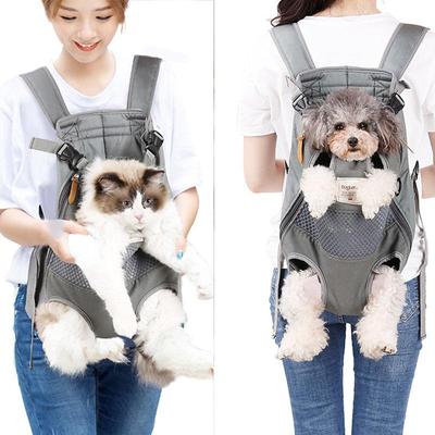 Kedi Köpekler için Pet Sırt Çantası Taşıyıcı Hayvanlar Küçük Orta Köpekler için Ön Seyahat Köpek Çantası