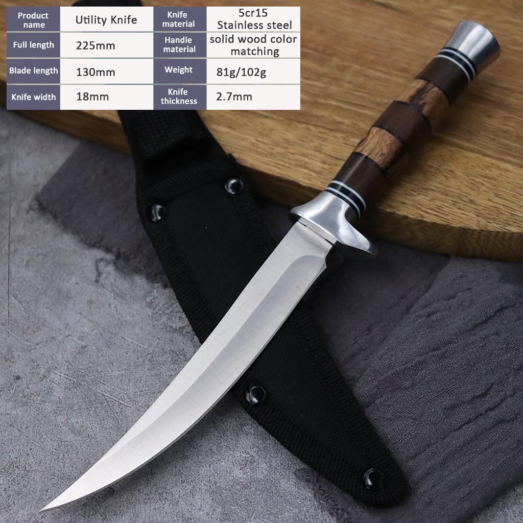 5INCH vykosťovací nůž Nerezový nůž na ovoce Kuchyňské doplňky Kuchařské nože Grilovací nůž