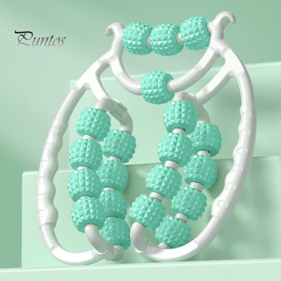 Masážní váleček nohou Anticelulitidní lymfodrenáž Hluboká tkáňová terapie Stehna Paže Záda Rameno Masážní nástroj na uvolnění svalů s 13/20 válečky