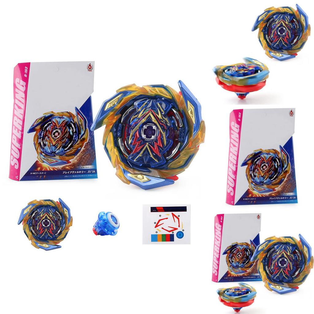 Premium Alloy B163d Burst Top Toy With Dual Launcher And Stunning Fire Design