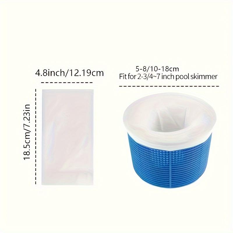 25pcs Swimming Pool Suction Socks, Suitable for Above Ground or Underground Swimming Pools, Filter Debris and Small Particles