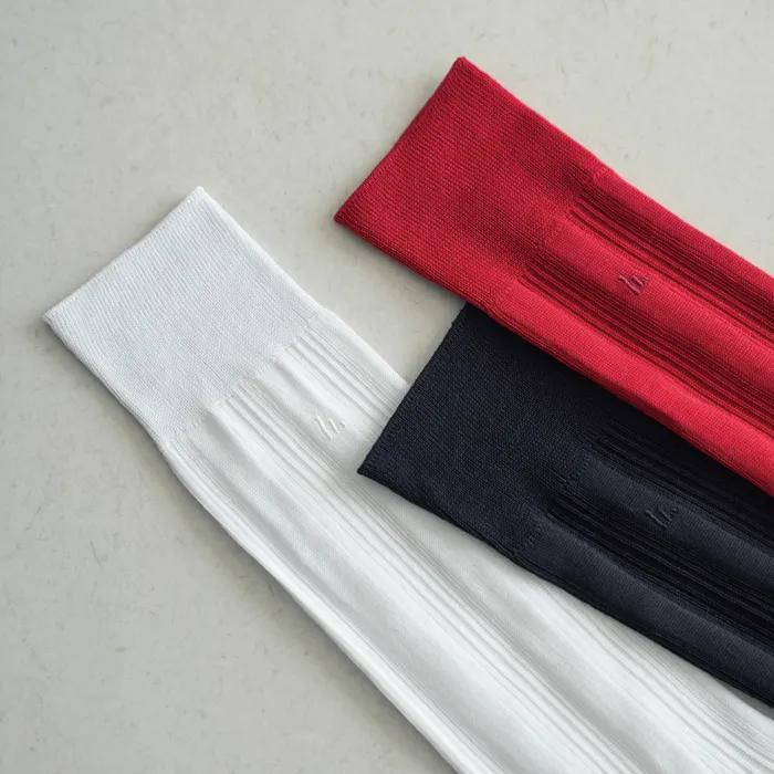 [hiig] no.015 black basic silket socks