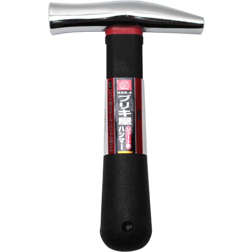 SK11 (SK11) Tinsmith Short Handle Hammer, Approx. 166mm, Fully Heat-Treated, High-Quality Chrome-Plated Head, HSE-4