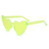 Y2K Heart Women Sunglasses Transparent Frame UV Protection Cute Shades for Toddlers Perfect for Outdoor Play&Daily Fashion KJ056