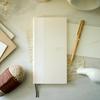 Hobonichi Techo 2027 Weeks English Edition White January Start Weekly Planner Weekly Slim Vertical Line/Ivory Left-Hand