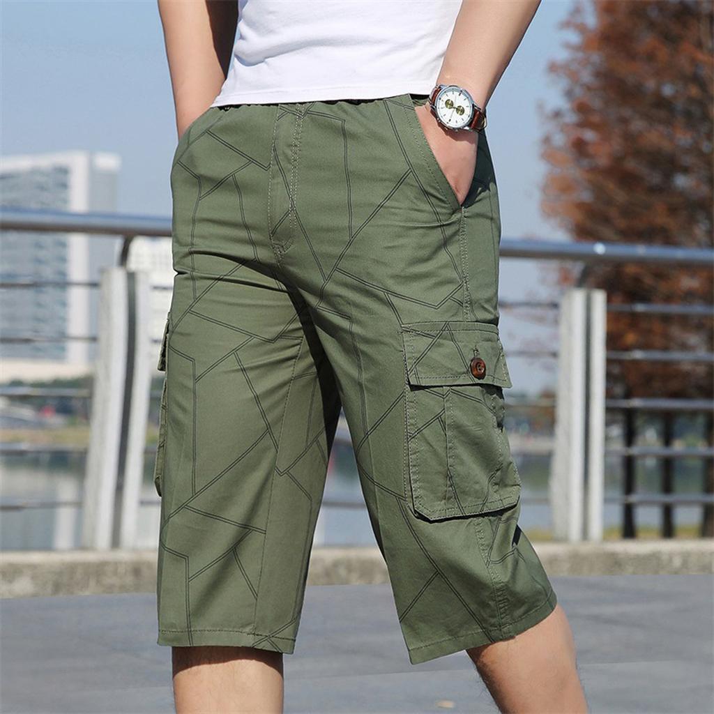 Herrenmode-Reißverschluss-Taschen-Shorts im Freien, Sport-Overall, Freizeithose