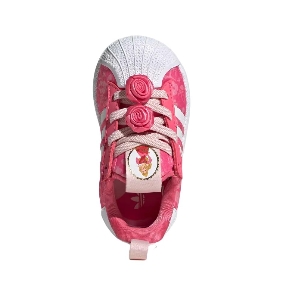 adidas Originals X Disney Superstar Stoff Prinzessin Quickon Mid Runde Spitze Niedrige Schnürsenkel Kinder Sneaker Kinder Sneaker KJ7491