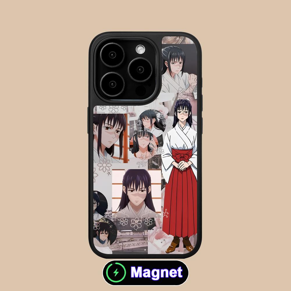 

JJK Utahime Iori Matte Surface Magsafe Mobile Phone Case for iPhone 17 16 15 14 13 12 11 Air Pro Max Plus Colorful Cover iPhone 11