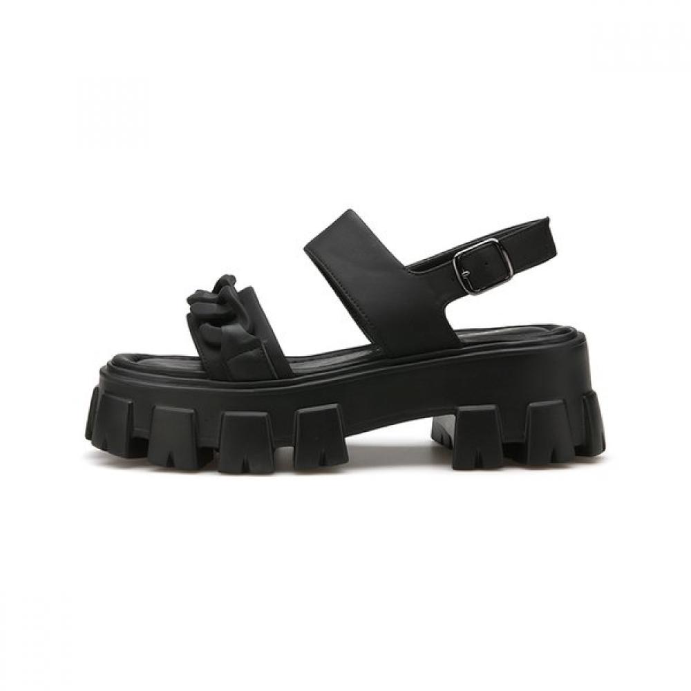 Misope Women Bold Chain Platform Sandals 5.5cm 2color 012224708