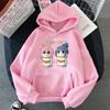 Anime Yuru Geri Kamp Kapşonlu Kazak Harajuku Manga Kawaii Rin Shima Ve Nadeshiko Kagamihara Kış erkek Kapüşonlular Tops