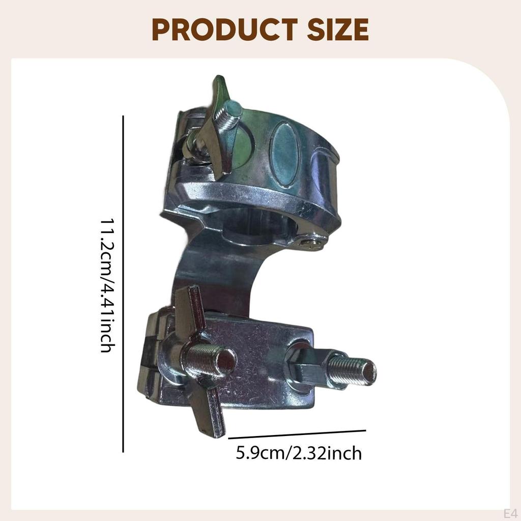 Flange Support Mounting Bracket Drum Percussion Accessory Hardware Adjustable