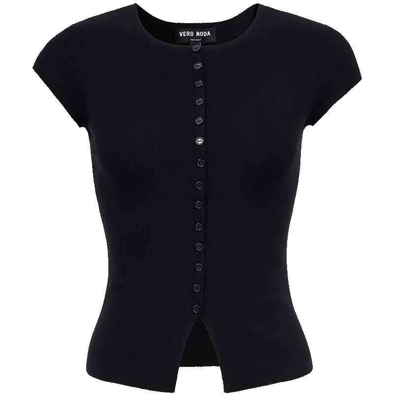 

VEROMODA Women s Lyocell Blend Slim-Fit Knit Top M