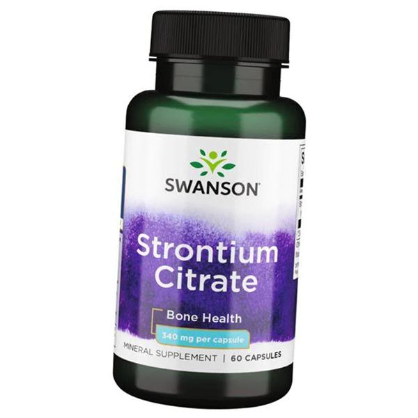 

Стронцій Цитрат, Strontium Citrate 340, Swanson 60капс (36280108) 60caps