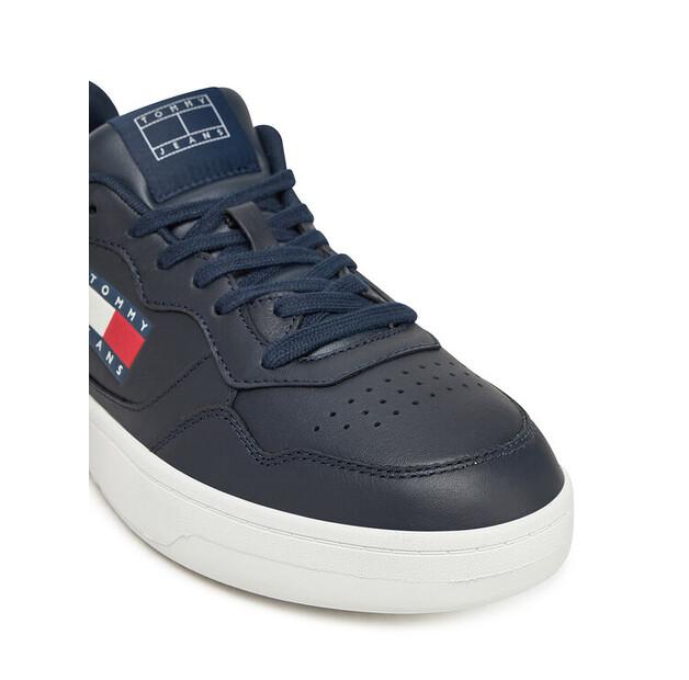 Men's Sneakers Tommy Jeans Keds New Tjm Cupsole Leather Ess Em0em01443 Navy