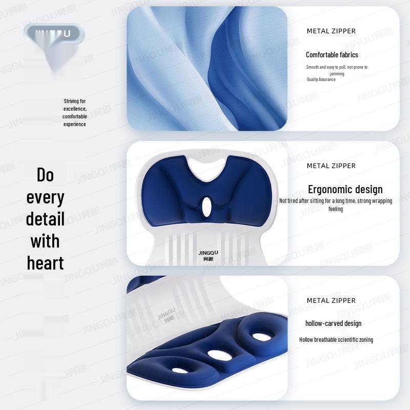 Ergonomic Lumbar Support Cushion for Office, Car, and Posture Correction