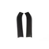 2 Pcs For BMW X5 F15 X6 F16 2014-2018 Carbon fiber ABS Chrome Rear Air Outlet Cover Trim Sticker Car Accessory