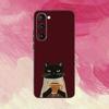 Funny Cat Daily Life  Phone Case For Samsung Galaxy A73,A72,A71,A70,A53,A52,A51,Others Soft Black Cover