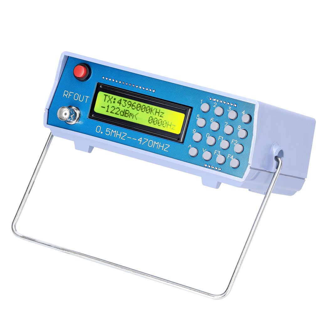 0.5MHz 470MHz Radio Frequency Signal Generator Meter Tester for FM Radio Walkie talkie Debug Digital CTCSS Singal Output