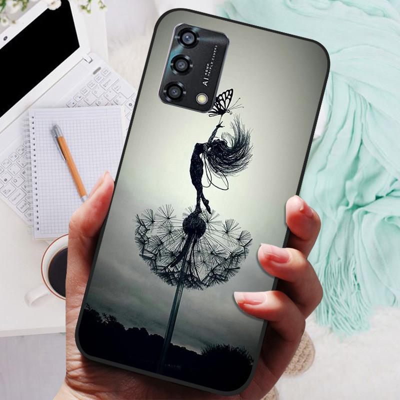 Telefoonhoesje Voor OPPO A74 4G Hoesje Siliconen Zwarte Bumper Zachte TPU Coque voor OPPO A74 CHP2219 Hoesjes OPPOA74 A 74 Beschermer Fundas