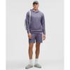 Lululemon Textured Double Knit Cotton Hoodie Heathered Grape Mist Black