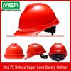 MSA/Meisi'an PE Safety Helmet, National Standard, Breathable, Anti-Smash, Thickened, Customizable Logo.